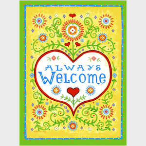 Always Welcome - with border