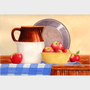 Apples in Yellow Bowl