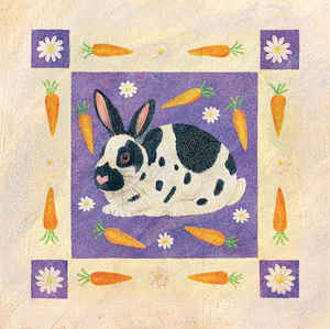Bunny and Carrots tile