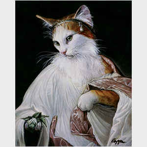 Catnip Bearer, after Titian