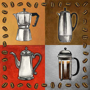 Coffeepots, square
