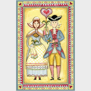 Colonial Couple Sampler