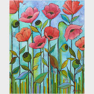 Coral Poppies