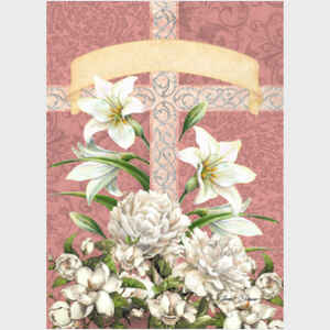 Easter Blessings Cross - Rose