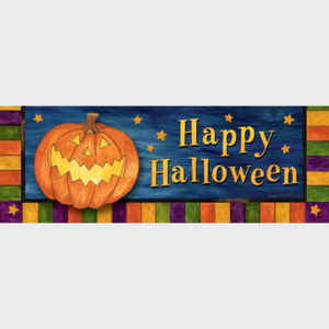 Happy Halloween Banner horizontal