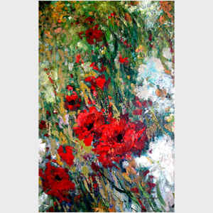 Monet's Garden Poppies