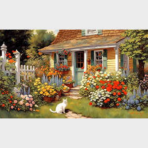 Old Nantucket Buttercup Cottage