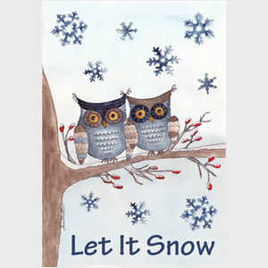 Owls in the Snow