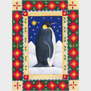 Penguin and Christmas Star