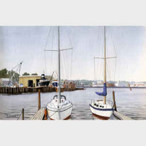 Sailboats at Dock