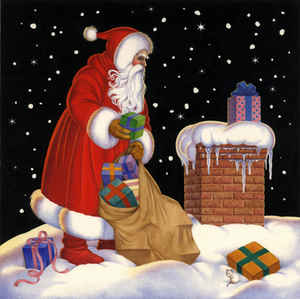 Santa Delivers the Presents