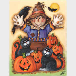 Scarecrow's Halloween Pumpkin Patch