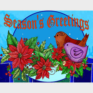 Season's Greetings Birds