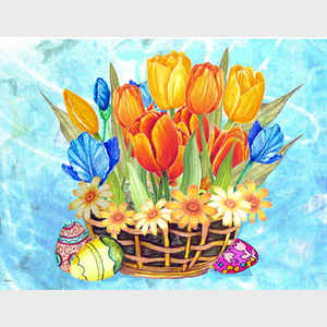 Spring Basket for Easter Giving